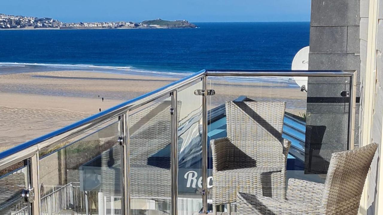 Sandy Bay Apartment, St Ives Bay, Hayle Esterno foto